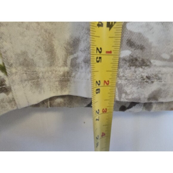 Vtg Chicos Design Jacket Womens Button Denim Shirt All Over Floral Asian Sequin - Picture 8 of 8